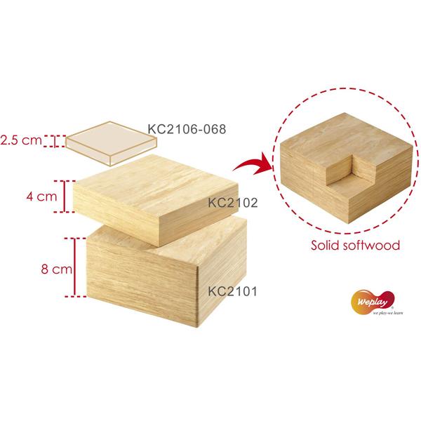 Soft Wood Bausteine 56-tlg.